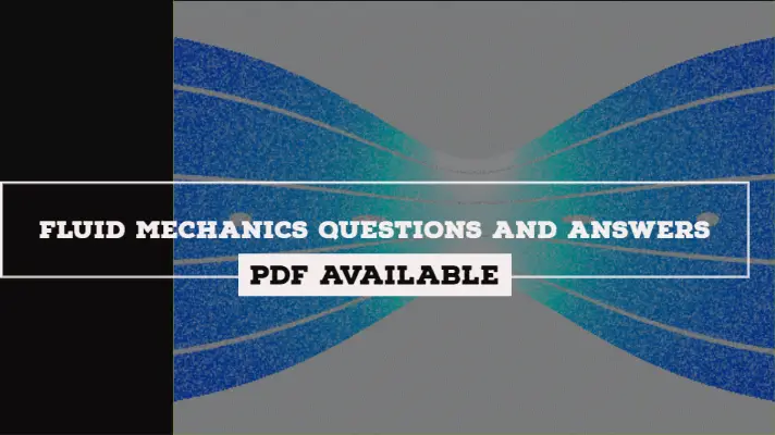 Fluid Mechanics Questions and Answers feature image