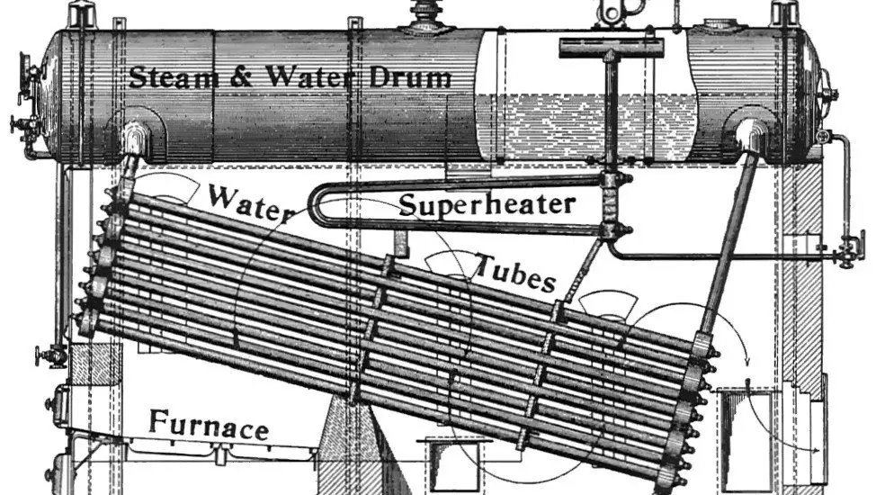 babcock and wilcox boiler diagram